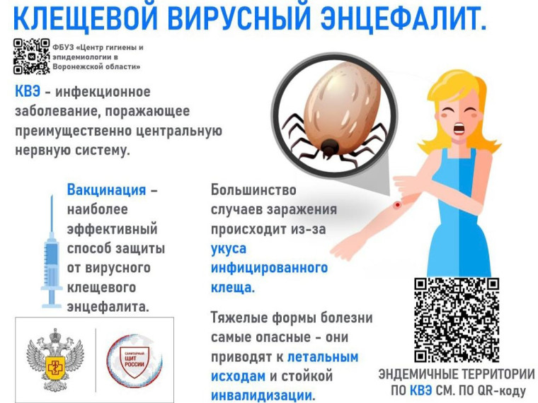Памятка для лиц, пострадавших от присасывания клеща..